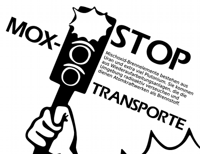 Stop MOX-Transporte (weiß)